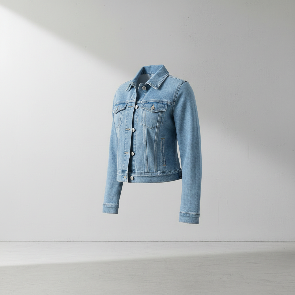 Blau Jeansjacke
