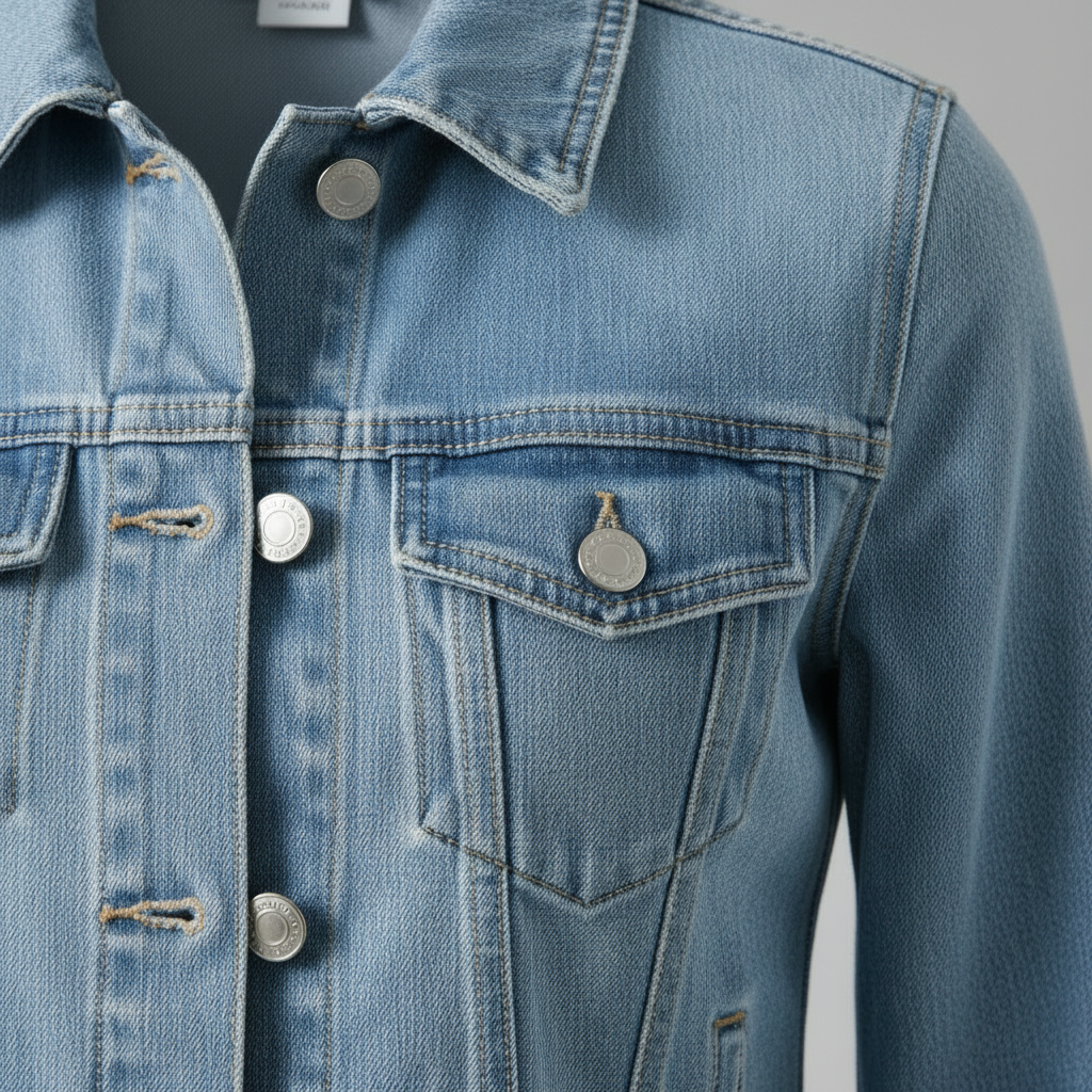 Blau Jeansjacke