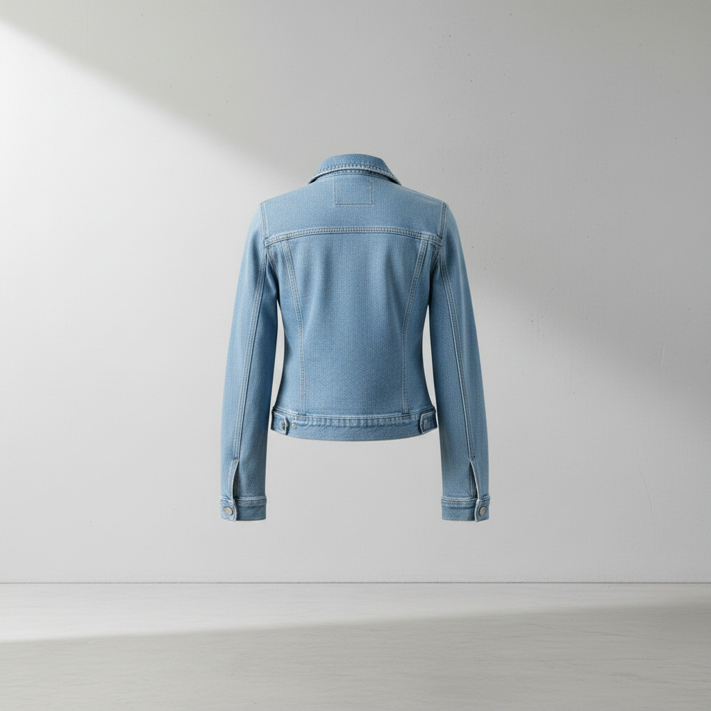 Blau Jeansjacke